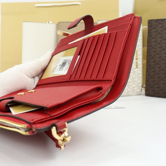 Jet Set Travel Double Zip Wristlet - Picture 8 of 11